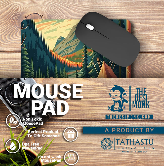 Camping Anti Skid Technology Mouse Pad for Computers and gamers