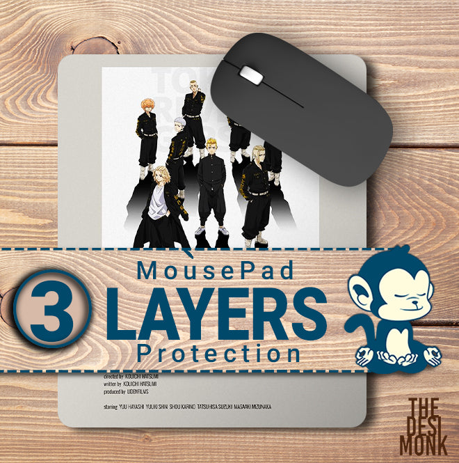 Tokyo Revengers Anti Skid Technology Mouse Pad for Computers and gamers