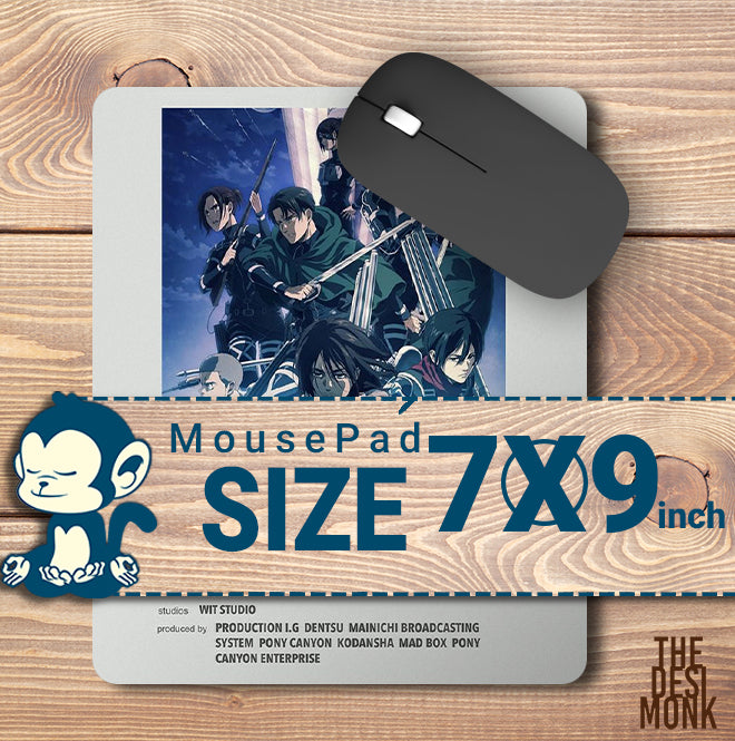 Attack On Titan Anti Skid Technology Mouse Pad for Computers and gamers