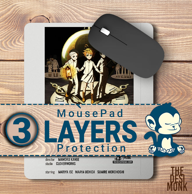 The Promised Neverland Anti Skid Technology Mouse Pad for Computers and gamers