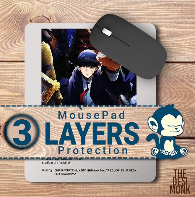 Mashle:Magic And Muscles Anti Skid Technology Mouse Pad for Computers and gamers