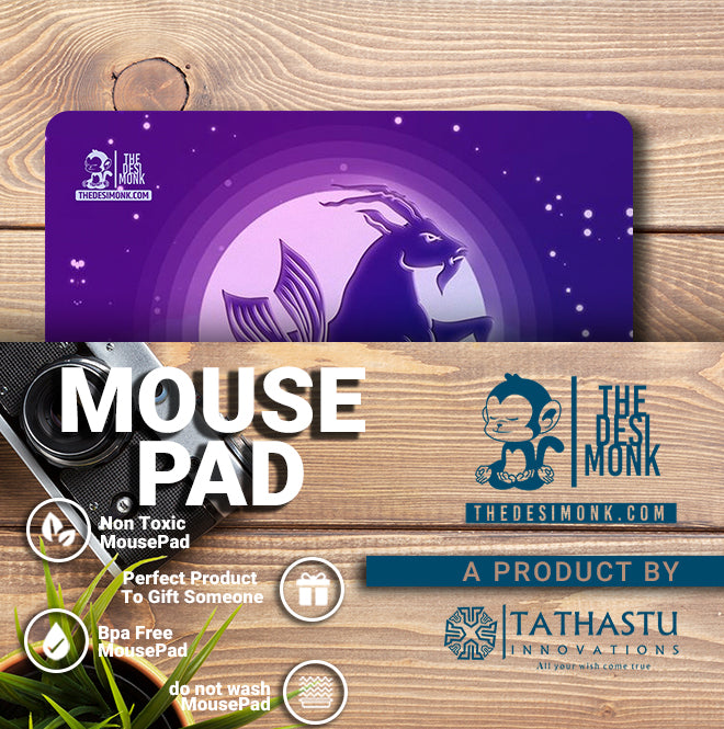 Capricorn Mouse Pad for Gamers | Zodiac Anti Skid Technology Mouse Pad for Computers| Pad-157