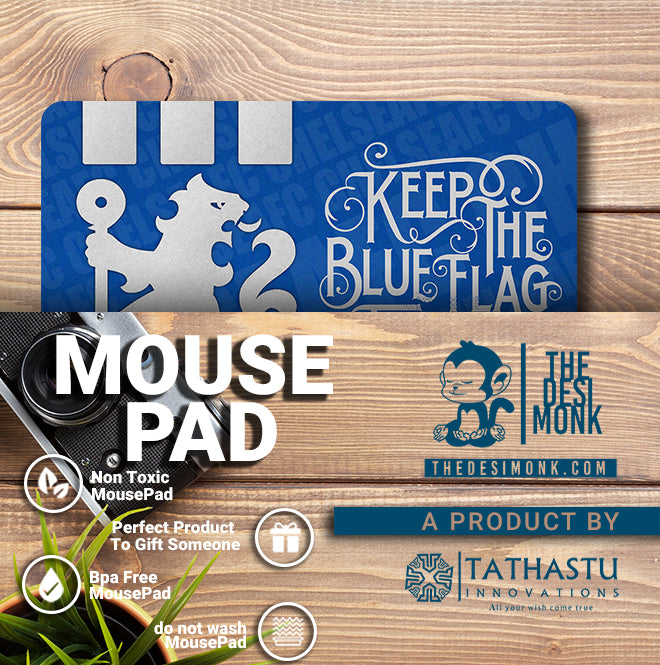 Keep The Blue Flag Flying High Anti Skid Technology Mouse Pad for Computers and gamers