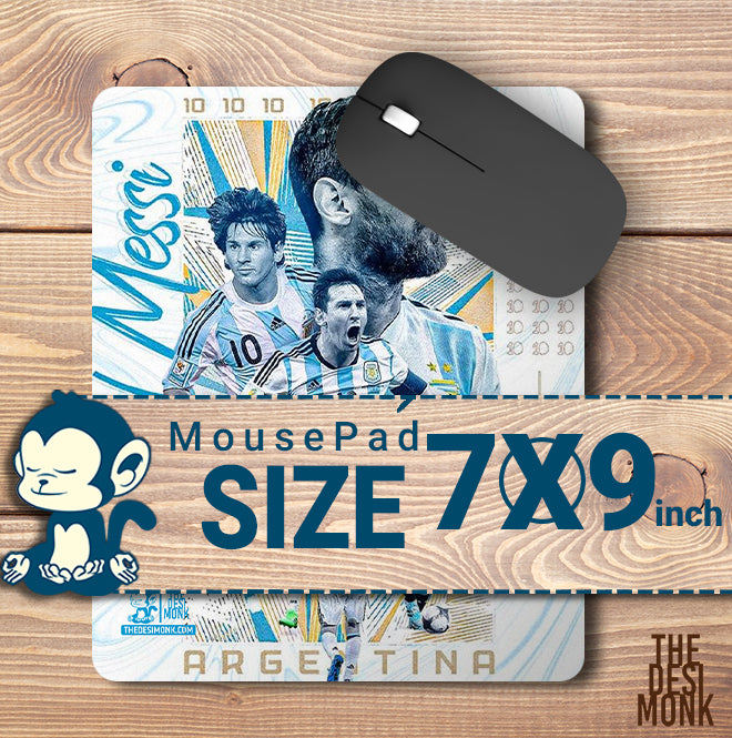 Messi Argentina Anti Skid Technology Mouse Pad for Computers and gamers