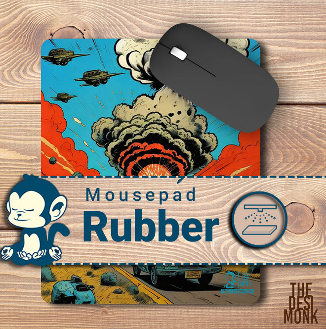 Car Fight Anti Skid Technology Mouse Pad for Computers and gamers