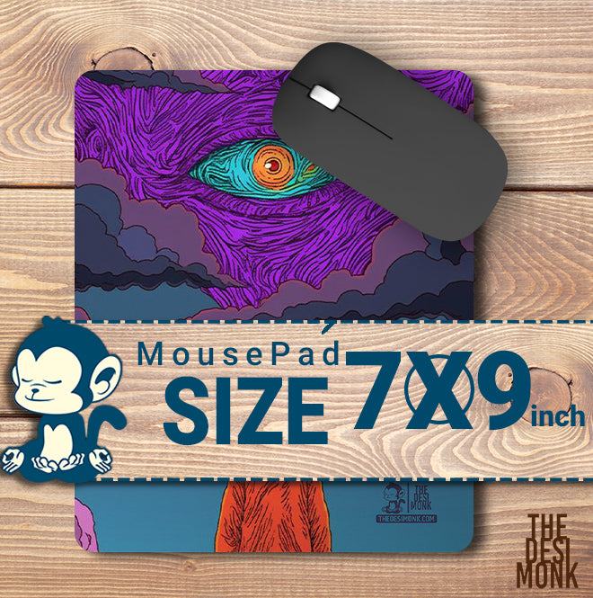 ilu minati Eye Anti Skid Technology Mouse Pad for Computers and gamers