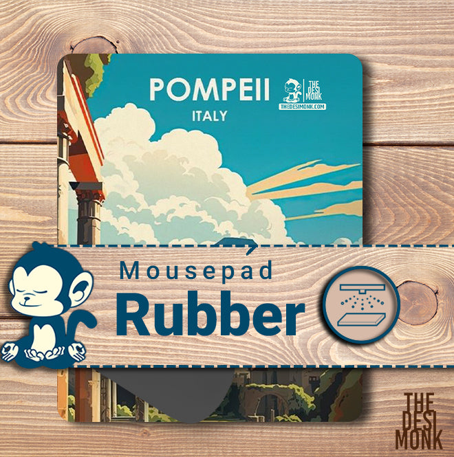 Pompell italy Anti Skid Technology Mouse Pad for Computers and gamers
