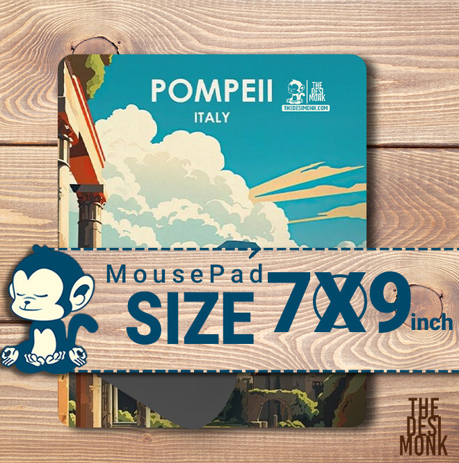 Pompell italy Anti Skid Technology Mouse Pad for Computers and gamers