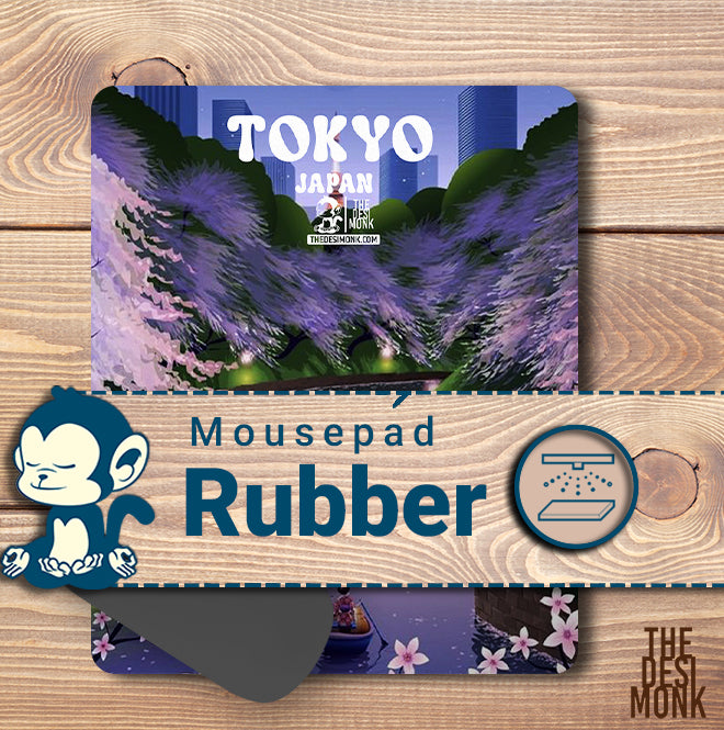 Tokyo Japan Anti Skid Technology Mouse Pad for Computers and gamers