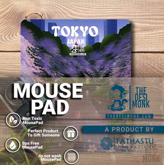 Tokyo Japan Anti Skid Technology Mouse Pad for Computers and gamers