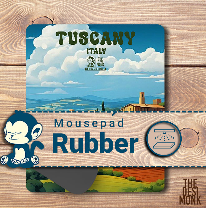 Tuscany Italy Anti Skid Technology Mouse Pad for Computers and games