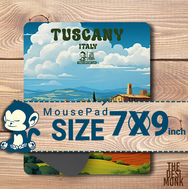 Tuscany Italy Anti Skid Technology Mouse Pad for Computers and games