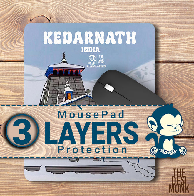 Kedarnath India Anti Skid Technology Mouse Pad for Computers and games