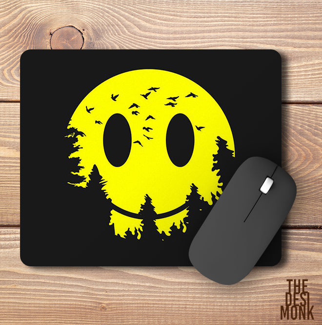 Smiley Face In Jungle Technology Mouse Pad for Computers and games |PAD-224