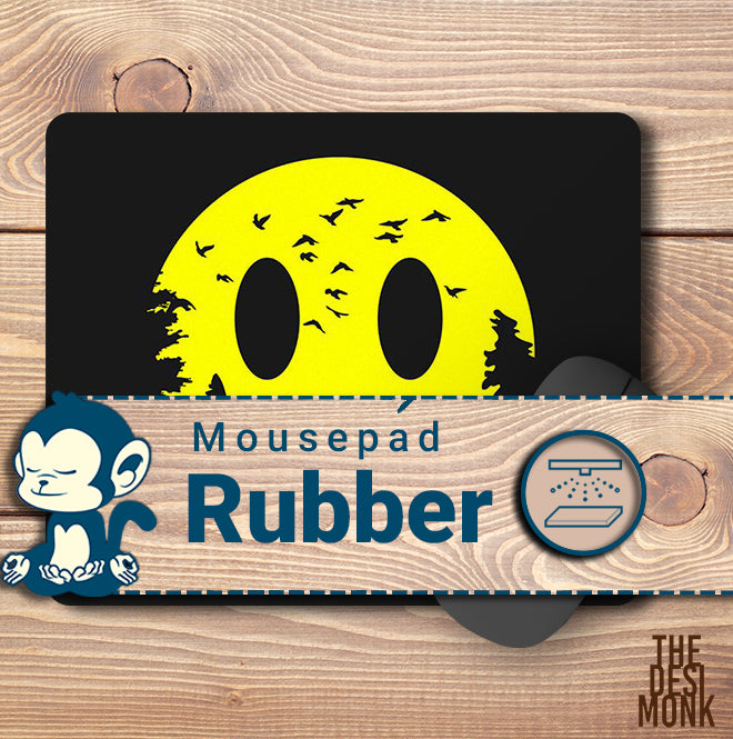Smiley Face In Jungle Technology Mouse Pad for Computers and games |PAD-224