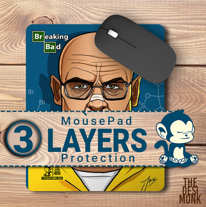Walter White Anti Skid Technology Mouse Pad for Computers and gamers