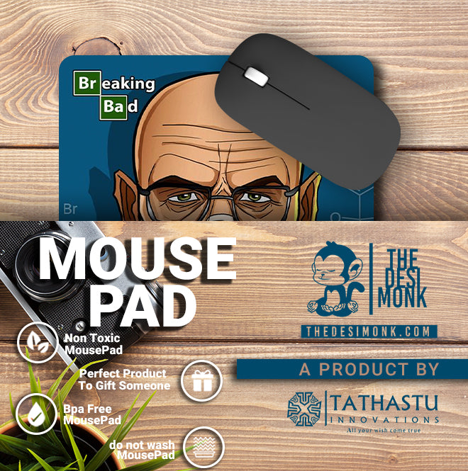 Walter White Anti Skid Technology Mouse Pad for Computers and gamers