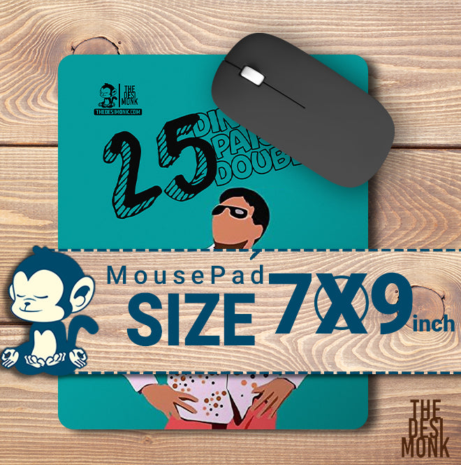 25 Din Main Pese Dubble Anti Skid Technology Mouse Pad for Computers and gamers