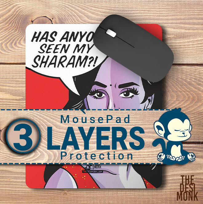 Has Anyone Seen My Sharam Anti Skid Technology Mouse Pad for Computers and gamers