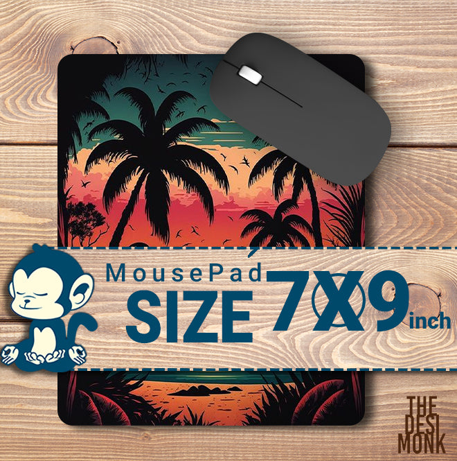 Sunset Anti Skid Technology Mouse Pad for Computers and gamers