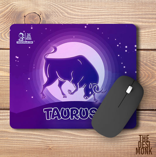 Taurus Mouse Pad for Gamers | Zodiac Anti Skid Technology Mouse Pad for Computers| Pad-156