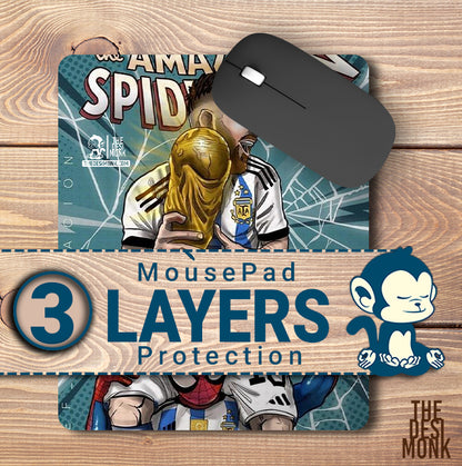 Amazing Messi Anti Skid Technology Mouse Pad for Computers and gamers
