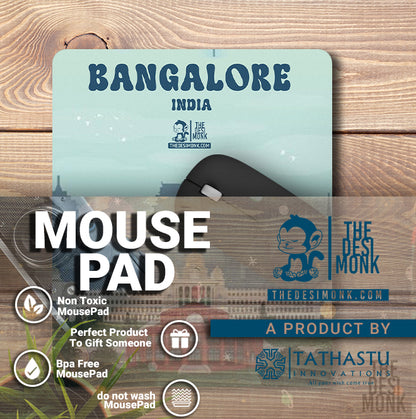 Bangalore India Anti Skid Technology Mouse Pad for Computers and gamers