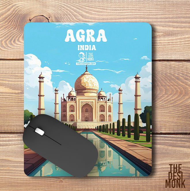 Agra India Anti Skid Technology Mouse Pad for Computers and gamers