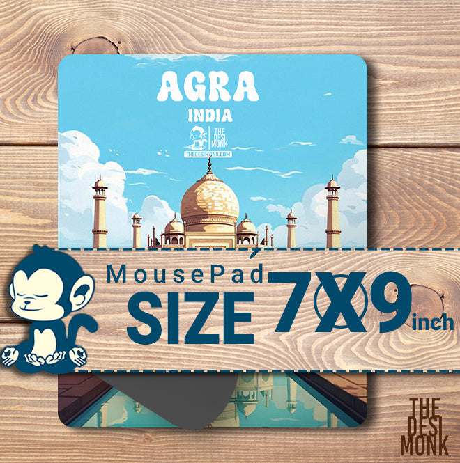 Agra India Anti Skid Technology Mouse Pad for Computers and gamers