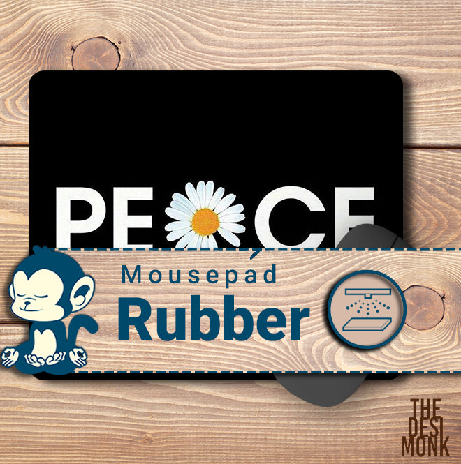 Peace Flower anti skid Technology Mouse Pad for Computers and games |PAD-225